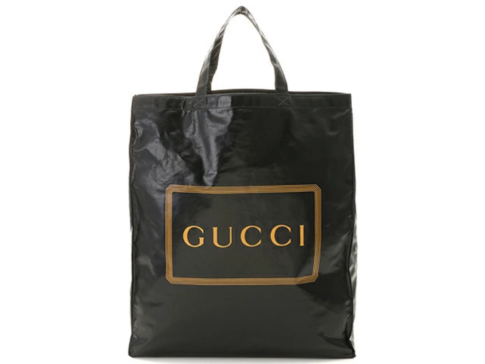 Gucci tote bag vinyl black
